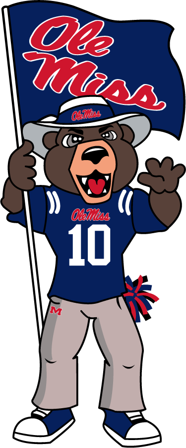 Mississippi Rebels 2010-2018 Mascot Logo v2 iron on transfers for T-shirts